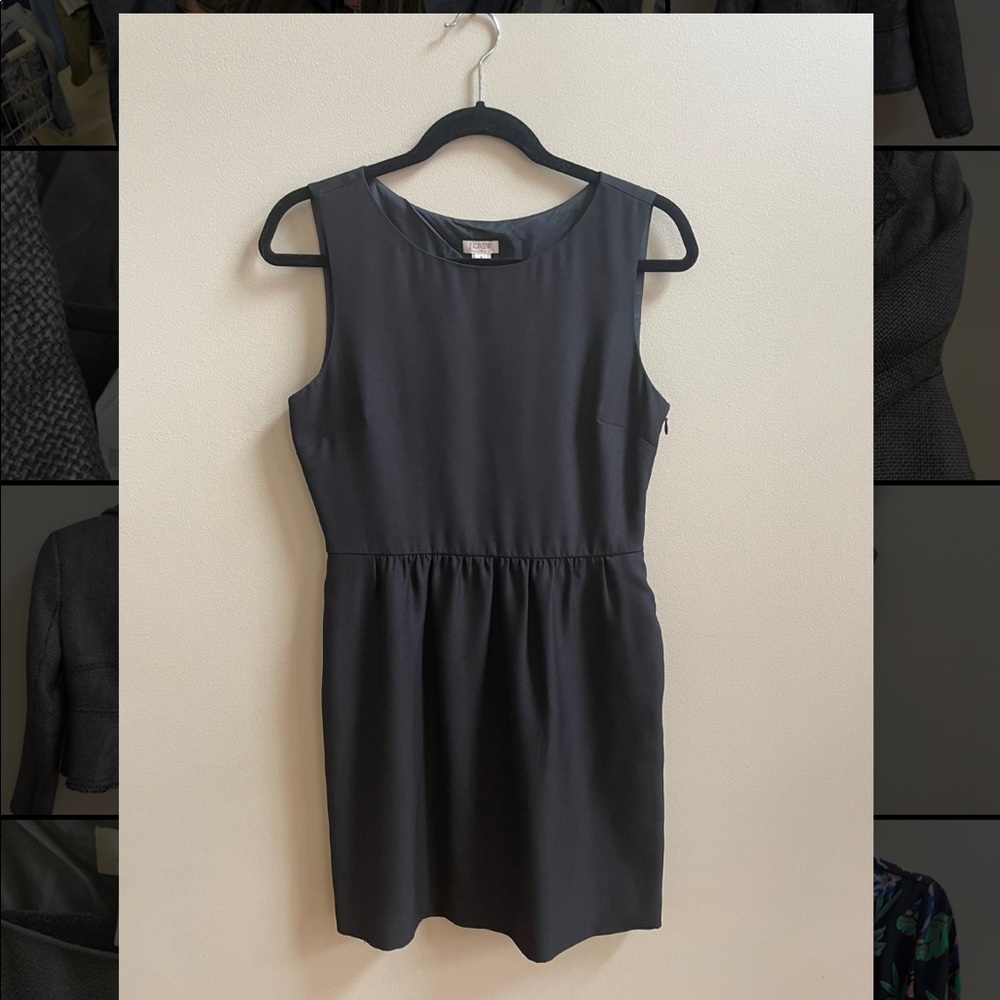 J. Crew Sleeveless Little Black Dress with Pockets